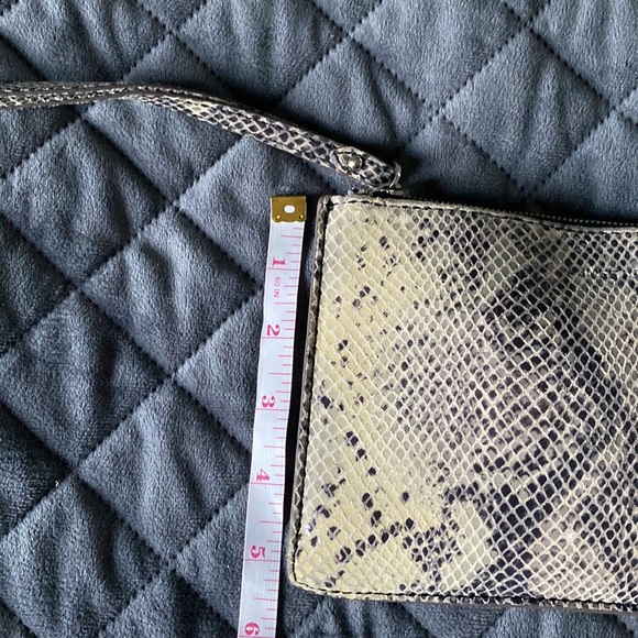 Aimee Kestenberg leather python print wristlet - Picture 7 of 8